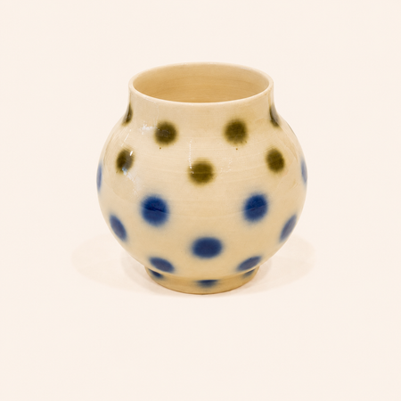 Vase rond picots en céramique