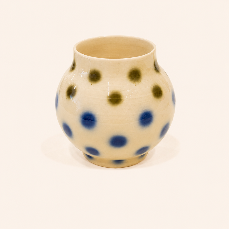 Vase rond picots en céramique