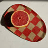 Plateau grande assiette Red Checks