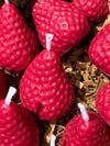 Ensemble de 5 bougies fraises