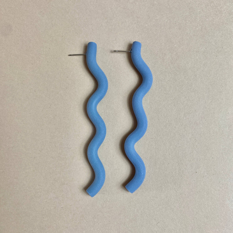 Drift blue blue earrings