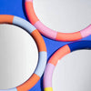 Miroir rond Cazbah multicolore