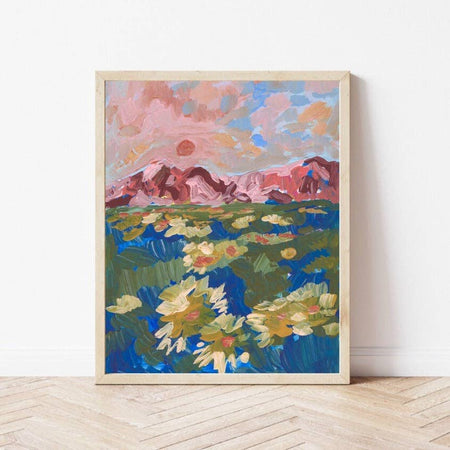 Affiche 'Wildflower Mountain'