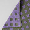 Purple square dish towels