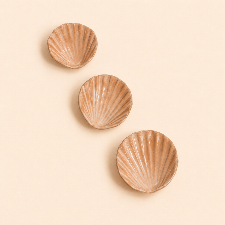 Repose-cuillère coquillage nacré