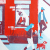 Affiche risographie 'Plateau'