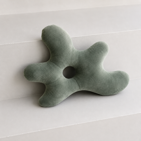 Coussin moyen étoile émeraude