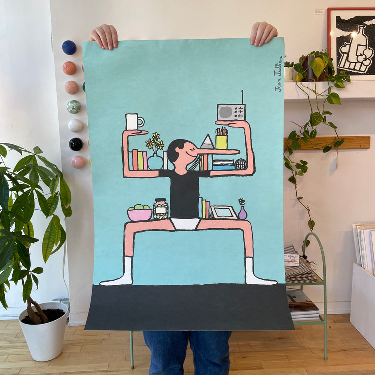 Poster 'Shelfie' by Jean Jullien [as is] 