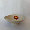 Flower ceramic fruit bowl