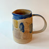 Carafe abstraite terre et bleu