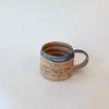 Grande tasse sable et bleue