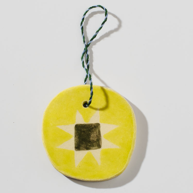 Ornement en céramique Boule étoile