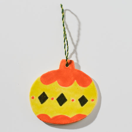 Ornement en céramique Boule retro