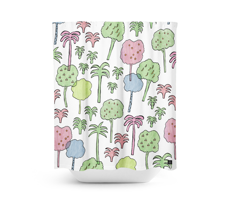 Shower curtain 'The banana tree'