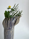 Ceramic fringed vase 4