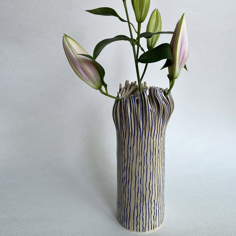 Ceramic Fringed Vase 5