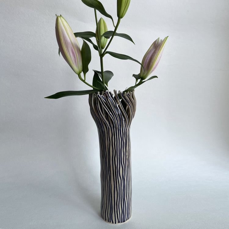 Vase à franges en céramique 6