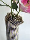 Ceramic fringed vase 7
