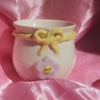 Small Flower Face Ceramic Pot