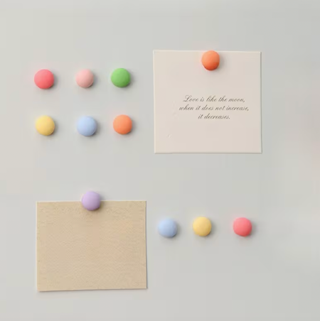 Aimant rond coloré [couleurs variées]