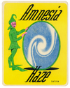 Affichette risographie 'Amnesia Haze'