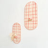 Red grid wall light [various sizes]