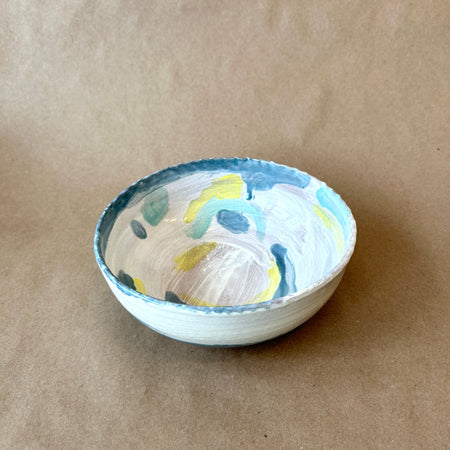 Medium abstract ceramic bowl no.442 