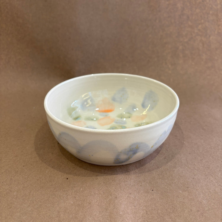 Medium Abstract Ceramic Bowl #16