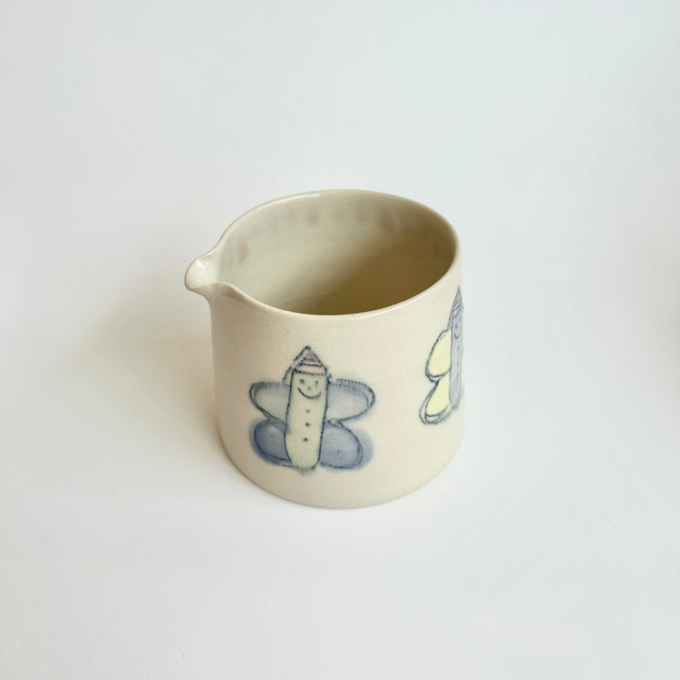 Pot à lait Papillons couleurs [modèles variés]
