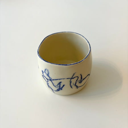 Petit gobelet Gribouillis en céramique