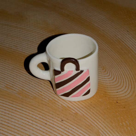 Ceramic mug shopping bag