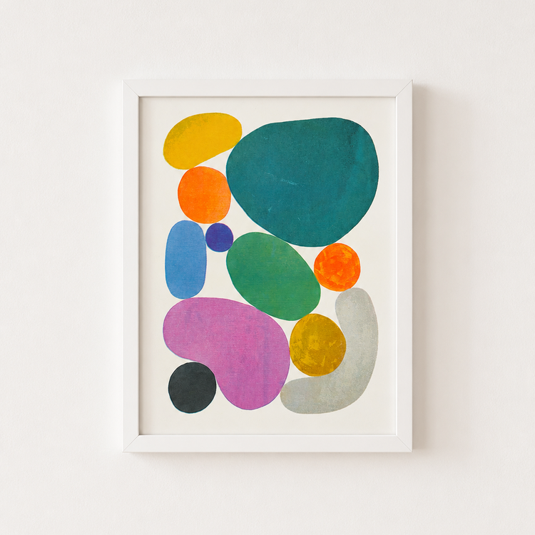 Affiche risographie 'Nuances'