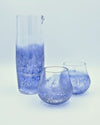 Pitcher and glass in blown glass [various colours]
