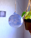 Ornement rond en verre soufflé [couleurs variées]