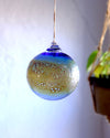 Ornement rond en verre soufflé [couleurs variées]