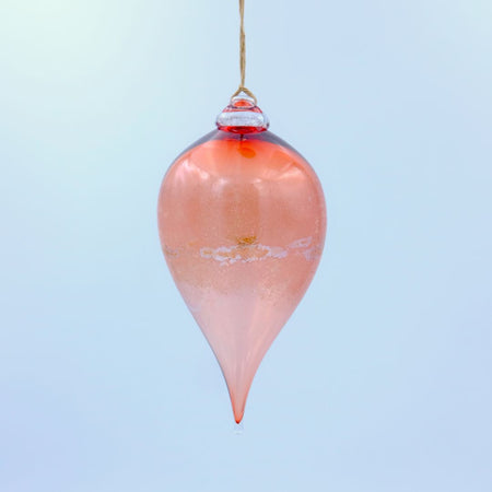 Ornement long en verre soufflé [couleurs variées]