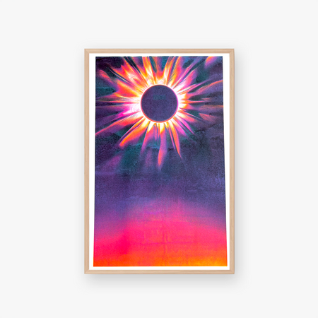 Affiche risographie 'Éclipse'