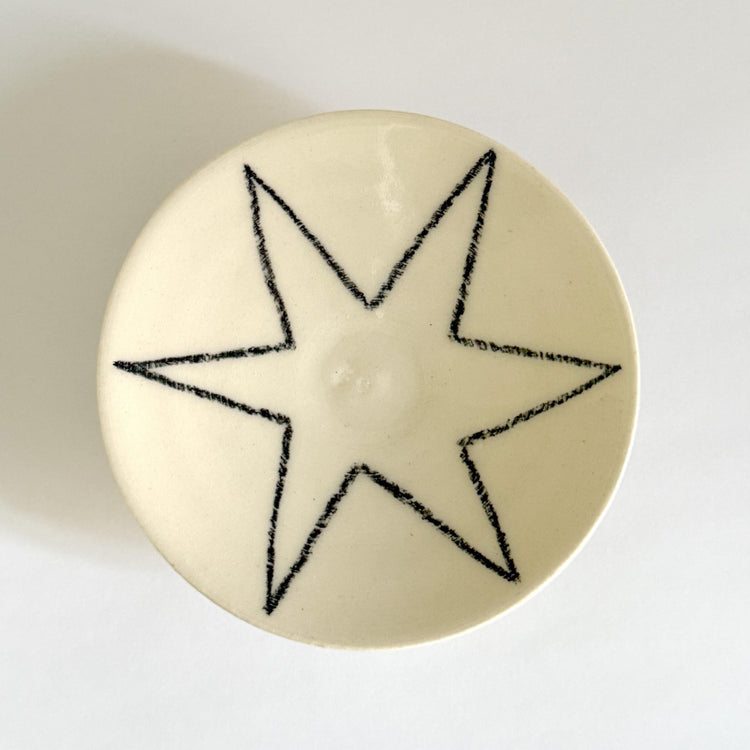 Petite assiette étoile 6 pointes