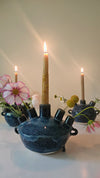 Large dark blue Intention vase