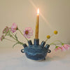 Large dark blue Intention vase