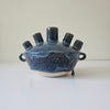 Large dark blue Intention vase