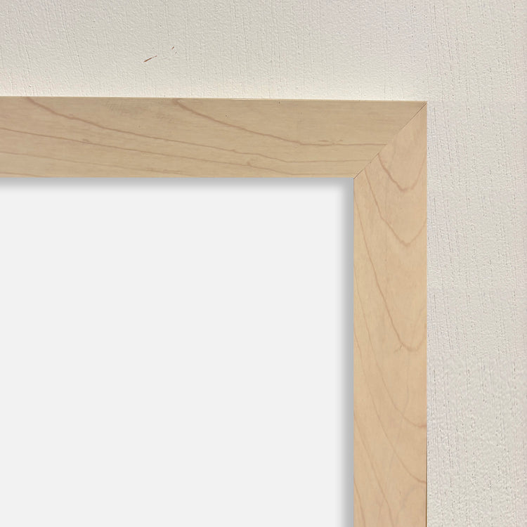 Cadre bois naturel avec vitre [24 x 36 po]