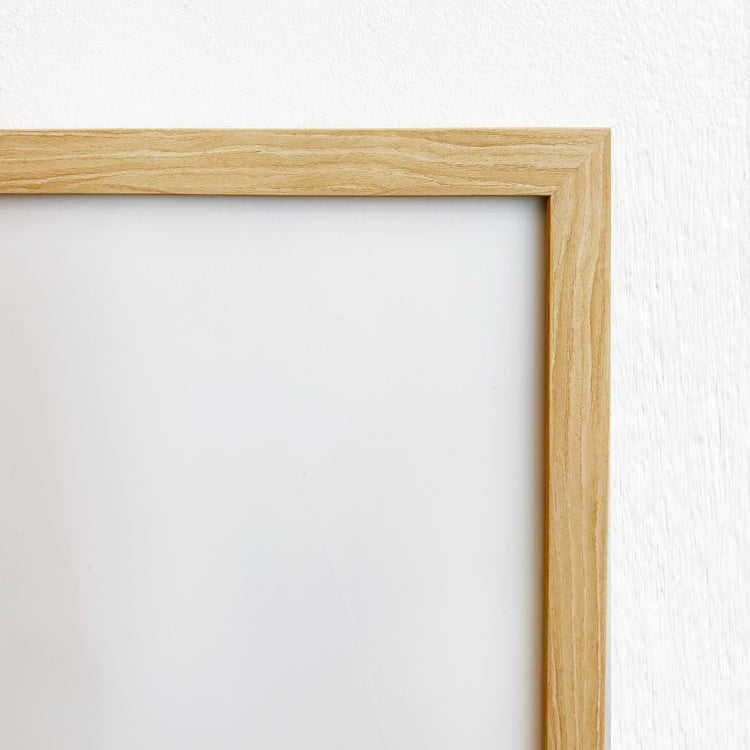 Cadre bois naturel avec plexiglas PETG [24 x 36 po]
