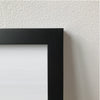 Cadre de bois noir avec vitre [A3 - 11.7po x 16.5po]