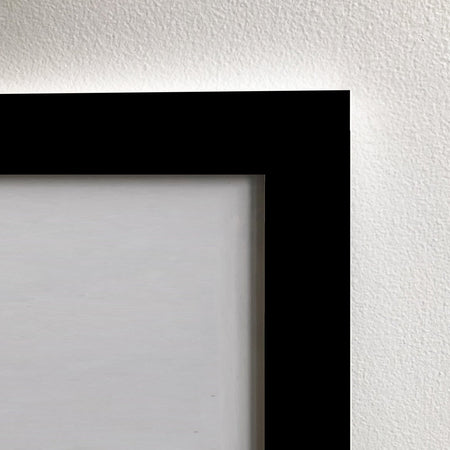 Black wooden frame with glass [A2 - 16.5 x 23.4in]