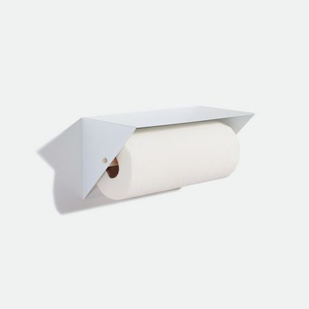 White kitchen paper holder 