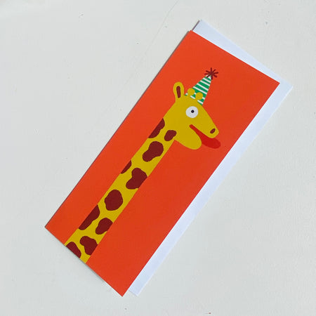 Carte de souhaits 'Girafe'
