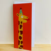 Carte de souhaits 'Girafe'