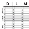 Grand calendrier annuel 2026 [24x36po]