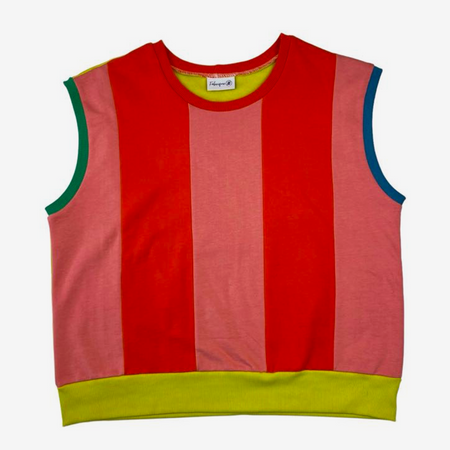 Multicolor Colorblock Tank Top